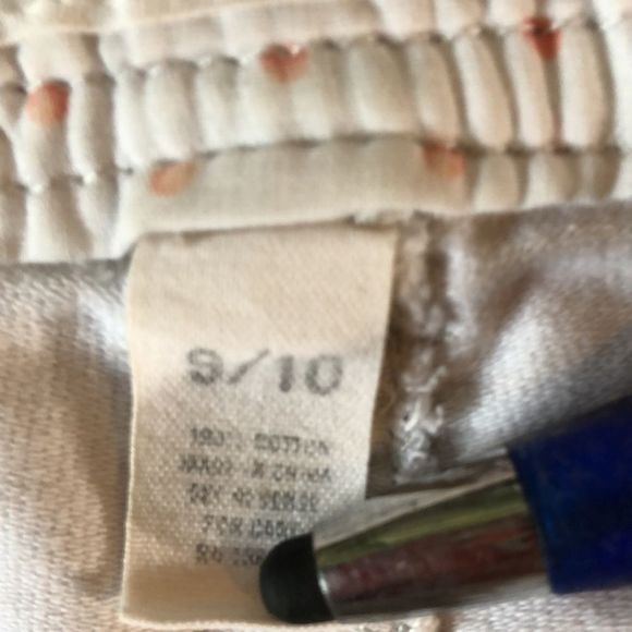 Aeropostale y2k low rise white shorts sz 9/10, 100% cotton, button down pockets - Picture 3 of 8